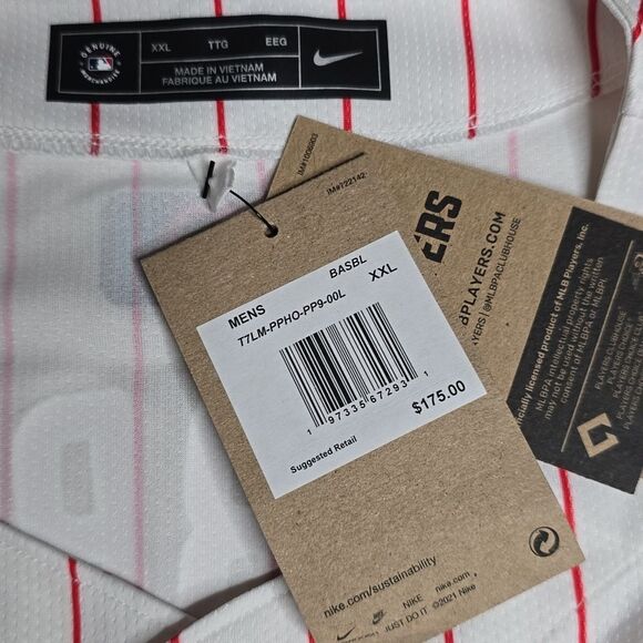 1176 NWT Nike Bryce Harper Philadelphia Phillies Home Limited Player Jersey - Picture 4 of 8